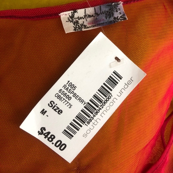 OPEN TO OFFERS Free People Cutout Mesh Swing Top - Picture 3 of 3